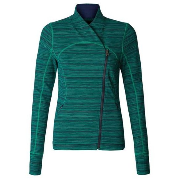 Lululemon Diagonal Zip Sweatshirt With Thumbholes - Picture 1 of 8